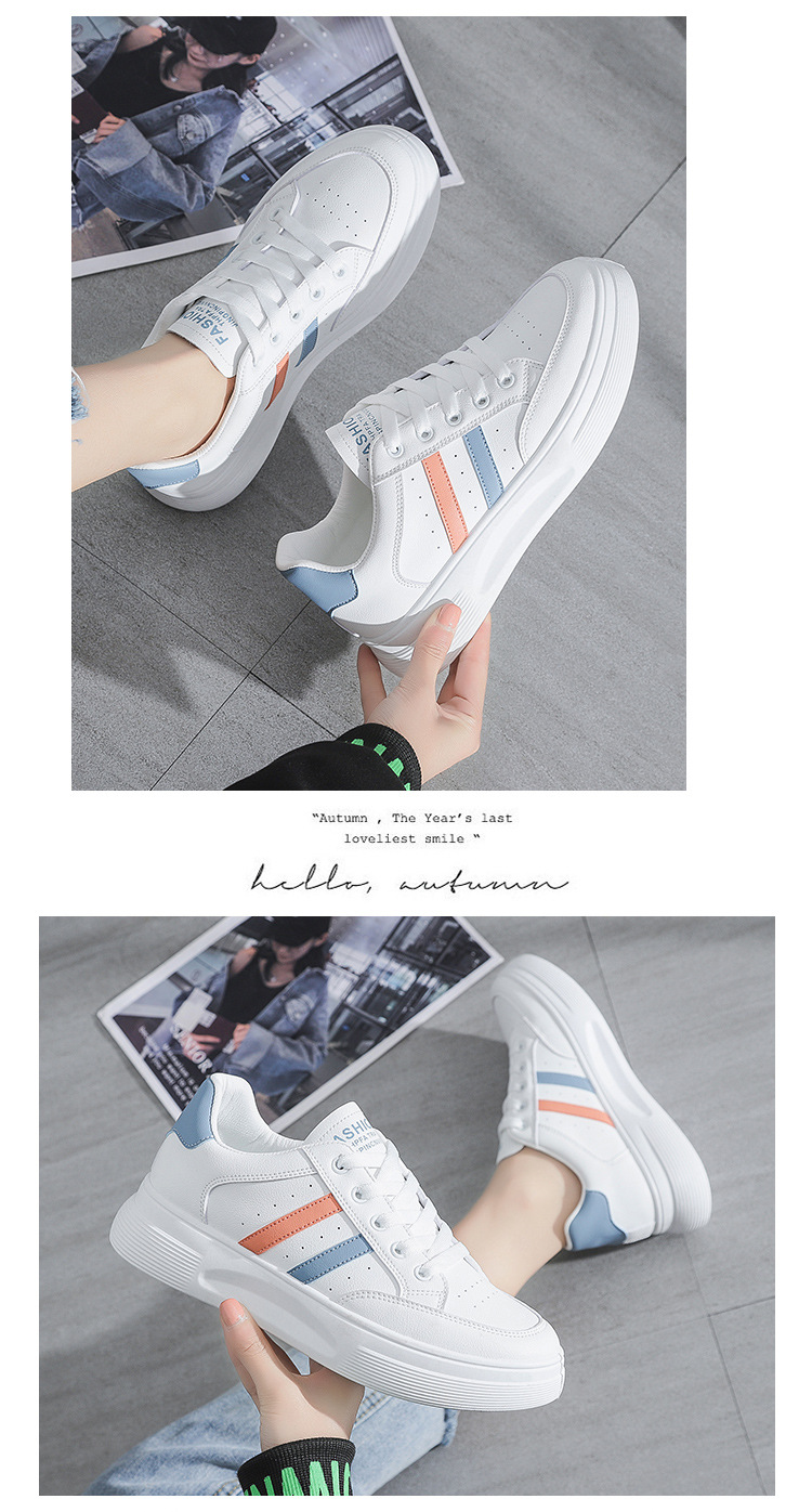 2024 printemps Instagram cuir édition coréenne petites chaussures blanches chaussures pour femmes nouvelles chaussures décontractées_voghion.com