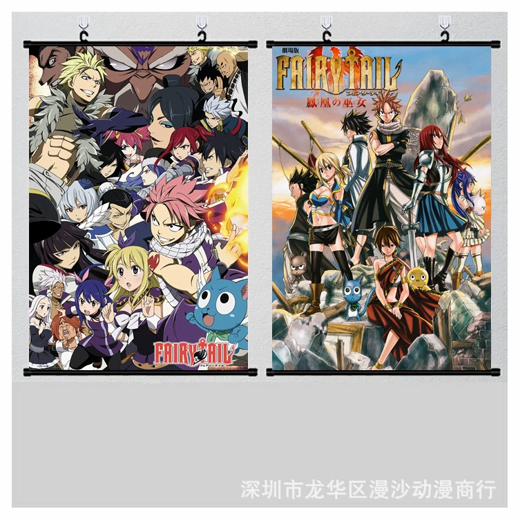 Плакат "Fairy Tail" магия тьмы, выставочный постер, зарубежная торговля