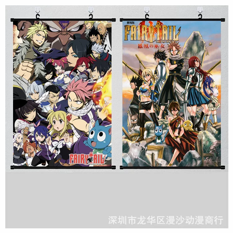 Плакат "Fairy Tail" магия тьмы, выставочный постер, зарубежная торговля