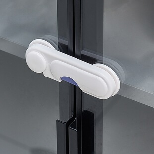 Km Japanese-Style Drawer Latch Baby Safety Lock Cabinet Door Sliding Door Child Lock Refrigerator Cabinet Fixed Buckle Lock