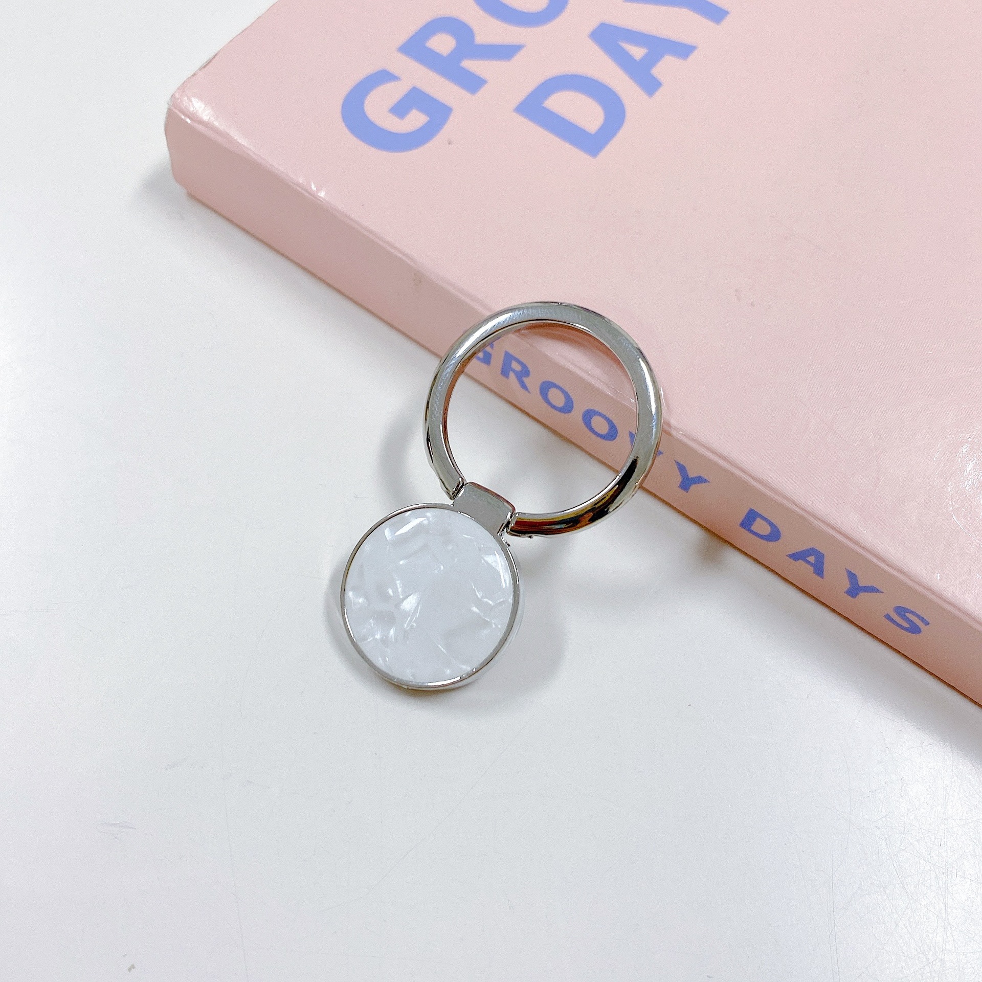 12g Weight Phone Ring Grips Classification Metal Material Round Pattern Basic, Simple Style Style Round Metal Basic Simple Style Phone Ring Grips 9