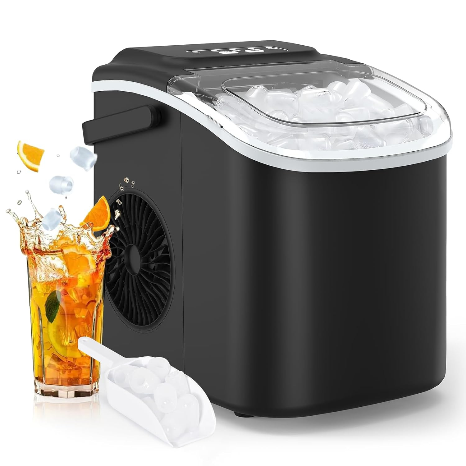 Máquina de hielo doméstica portátil pequeña casa montada en automóviles Europa y América Gran Bretaña mini fabricante de hielo fábrica de Vietnam