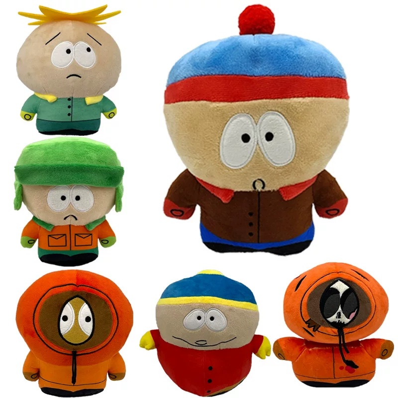 Плюшивая игрушка (South Park) персонажи — Стэн/Картман/Кайл/Кенни/Баттерс 16–19 см, мягкая набивная кукла