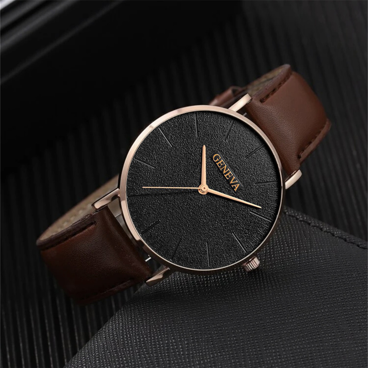 Casual Letter Buckle Quartz Men's Watches display picture 7