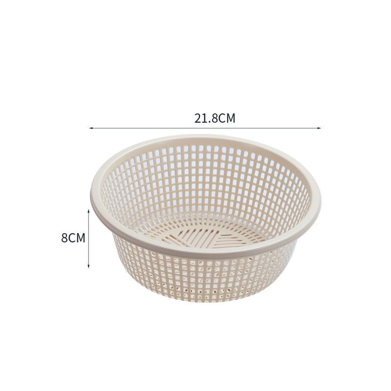 Cesta de drenaje gruesa Cesta de lavado de platos de plástico Cesta de lavado de arroz doméstica Cesta de frutas Cesta de cocina Cesta de lavado de platos gruesa