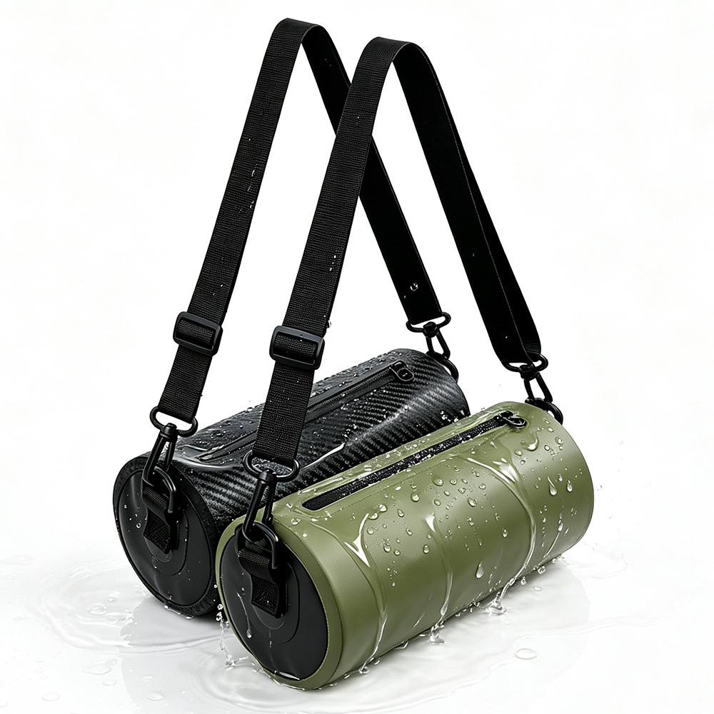 Outdoor lightweight waterproof bag, portable sports bag for rafting and stream trekking, multifunctional swimming shoulder and crossbody storage bag