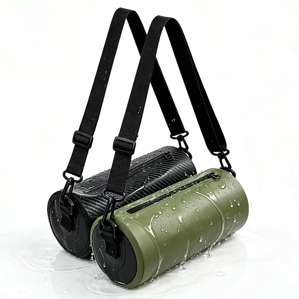 Outdoor lightweight waterproof bag, portable sports bag for rafting and stream trekking, multifunctional swimming shoulder and crossbody storage bag