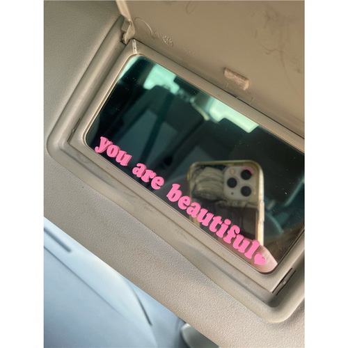 Car make-up mirror rearview mirror 