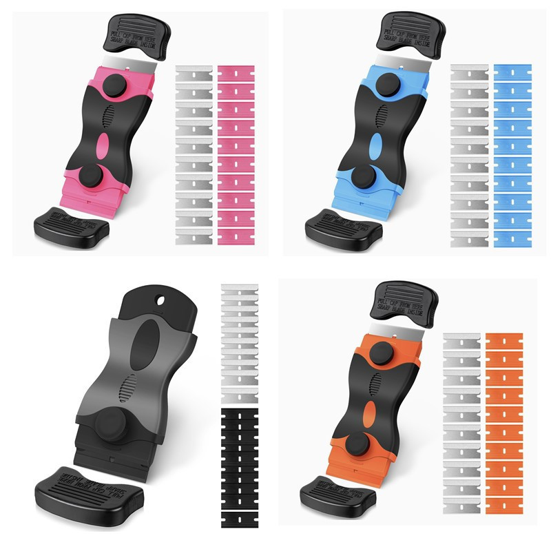 Layered rubber removal small scraper car film tool daily cleaning small shovel cross-border multi-functional double-head decontamination