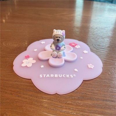 老虎硅胶杯盖咖啡杯防尘盖子卡通松鼠圆形杯盖陶瓷杯盖配件|undefined