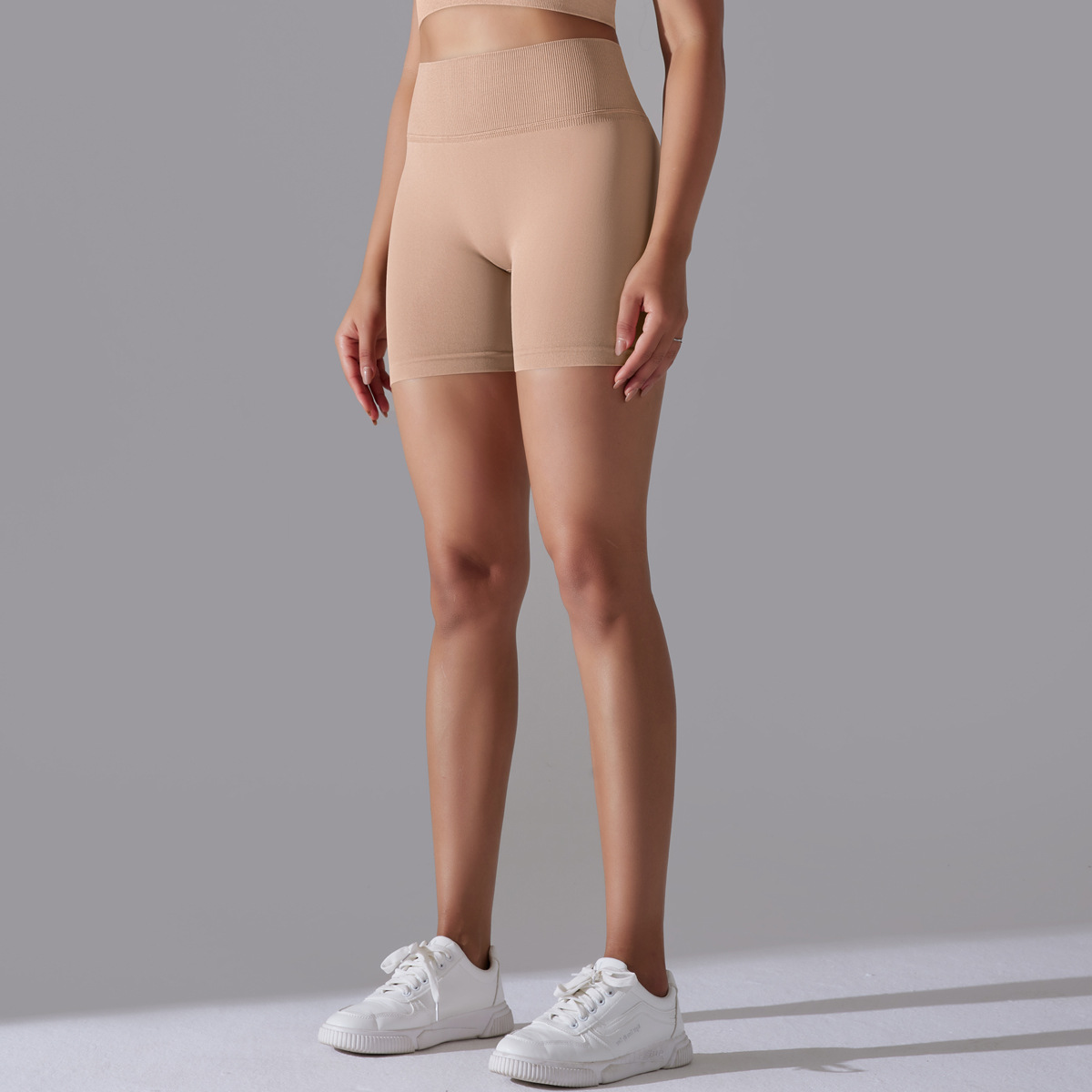 Simple Style Sports Solid Color Nylon Cotton Blend U Neck Tracksuit Vest Jogger Pants Leggings display picture 89