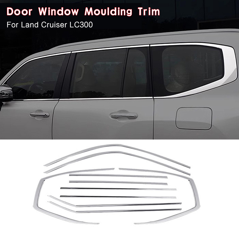 Window Trim Strips For 2023 Land Cruiser LC300 Stainless Steel