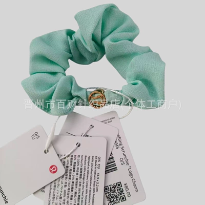 Saç üçün rezinlər: Color Ponytail Hair Rope Elastic - turquoise-box