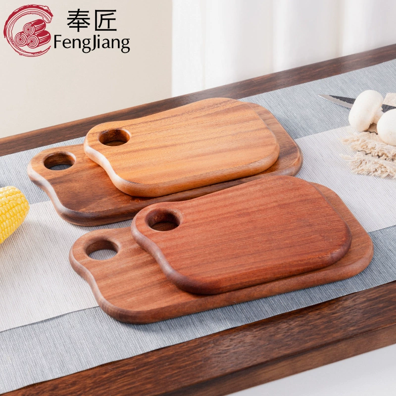 Плоская доска из орехового дерева вся древесная доска из черного сандалового дерева домашняя двухсторонняя разделочная доска для кухни разделочная доска деревянная макет