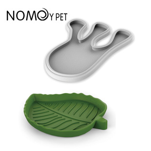 Leaf Food Pot Reptile Water Pot Tortoise Shougong Corn Snake Climbing Pet Drinking Water Plastic Supplies Green Ecological Simulation