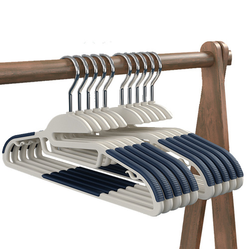 Paisiron non-marking non-slip rubber clothes hanger for wet and dry use without bulging Clothes and pants sorting and drying rack wholesale