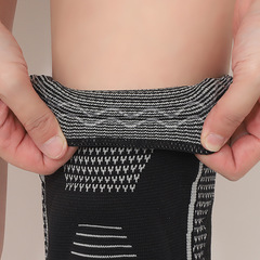 Cross-border new style silicone spring sports knee pads colorful knitted running mountain climbing men and women sports knee pads Amazon 