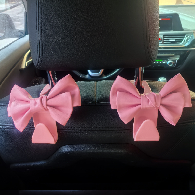 Gancho trasero multifuncional en el automóvil Gancho femenino interior creativo Gancho para automóvil asiento invisible para automóvil