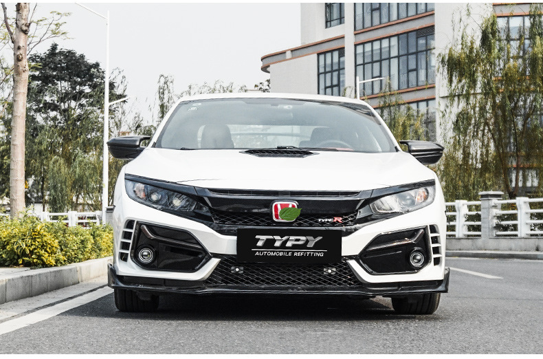 Suitable for the tenth generation of hatchback Civic L-shaped daytime running lights modified typer surround rear bumper lights fog lights daytime running lights