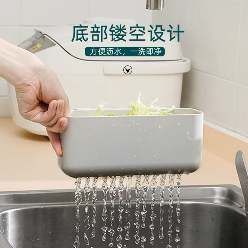 Многофункциональная корзина для отходов на кухонной раковине, держатель для посуды и мусора