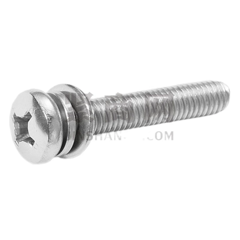 Aozhan Aofeng 304 Комбинированный винт из нержавеющей стали с крестообразной головкой и круглой головкой в сборе GB9074.4 M3M4