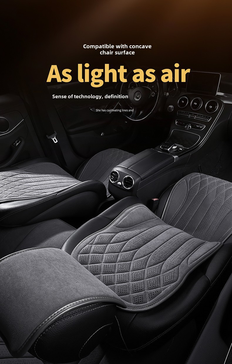 Auton istuintyyny yksiosainen Single Seat -automatto Four Seasons universaali auton takaistuimen tyynyn tuuletus timanttikuvioinen automatto_voghion.com