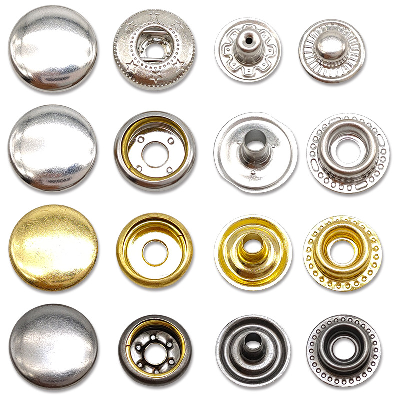 831 Supreme buckle metal invisible hidden buckle presses a round…