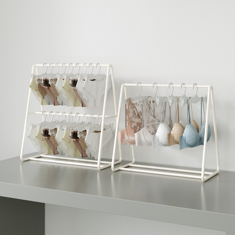 Underwear and panties display stand, height-adjustable small rack, bra desktop display decoration, small display stand