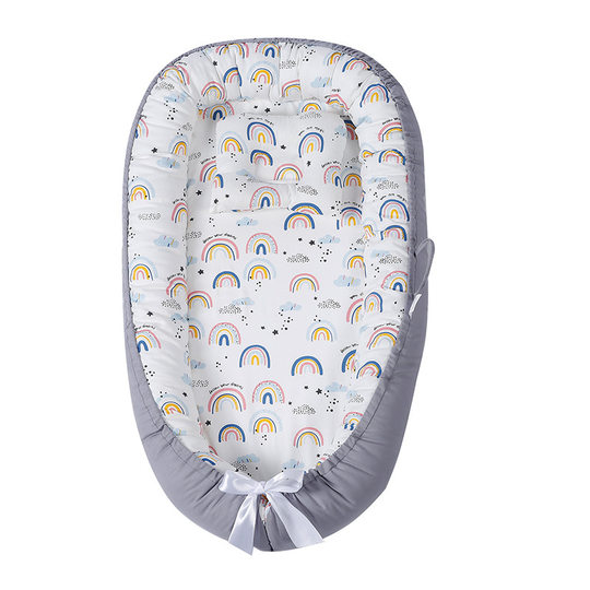 Bed-in-bed manufacturers directly supply foldable removable and washable portable pressure-proof baby bed bionic full-off travel