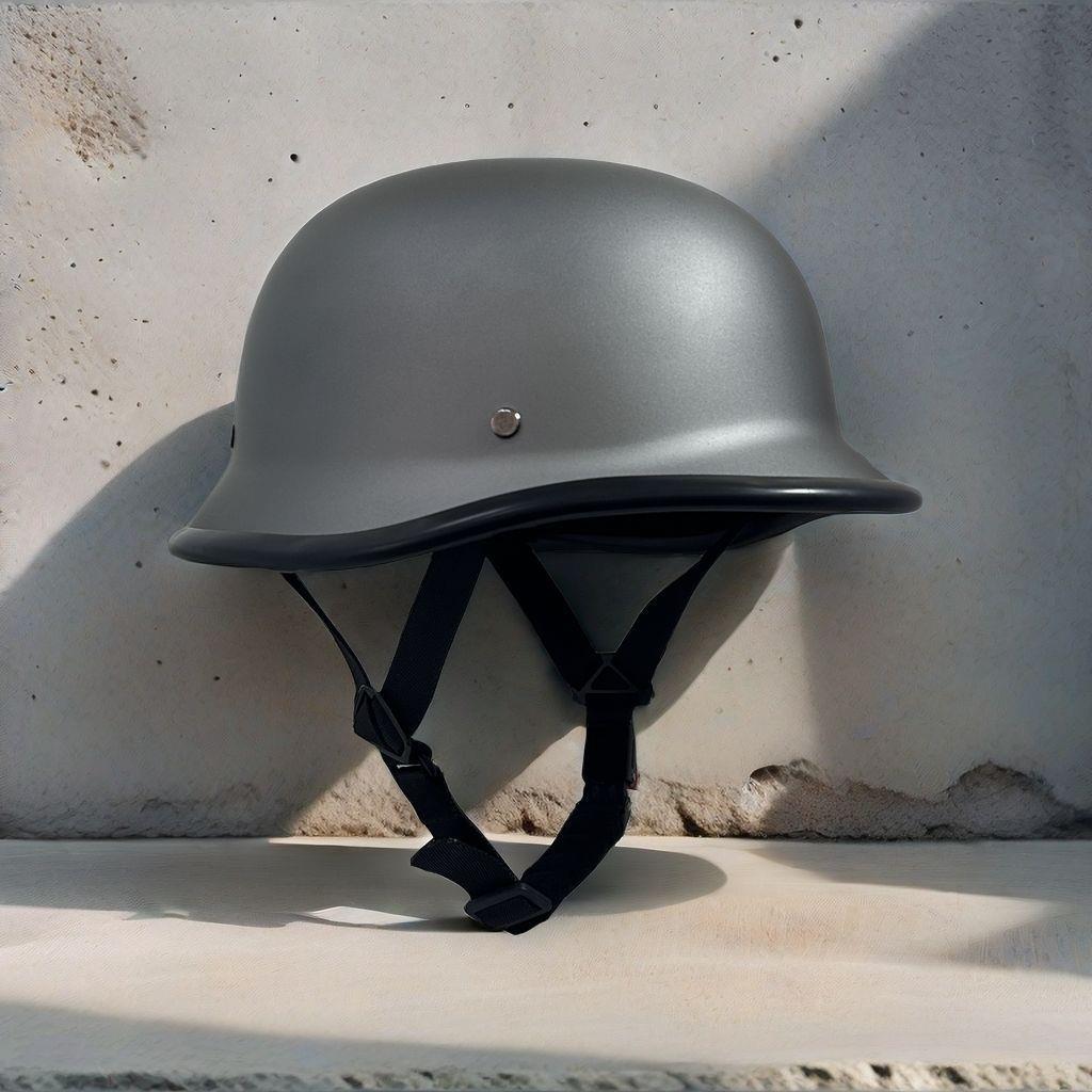 New certified motorcycle retro helmet, motorcycle helmet, bucket hat, Harley-style steel helmet, military helmet, cruiser half helmet