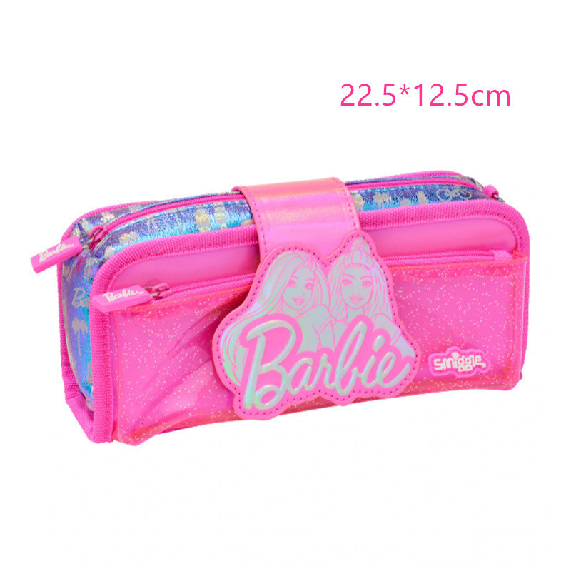 Australia Smiggle estudiantes de primaria y secundaria Barbie princesa chica mochila tirón bolsas de almuerzo bolsas de bolígrafo tazas