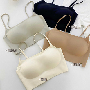 Spring and summer 2025 new air-conditioning cup seamless beautiful back strap live generation breathable anti-running underwear cross-border foreign trade