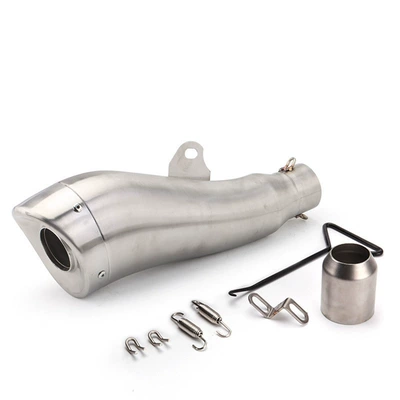 Universal Motorcycle Exhaust Pipe Exhaust pipe - b-dolphin-silver-leo-sticker