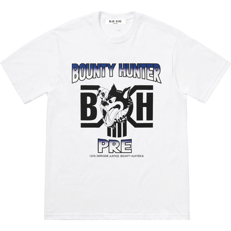 23FW BOUNTY HUNTER WOLF TEE Bounty Hunter Round Neck Short Sleeve T-Shirt for Men and Women Couples