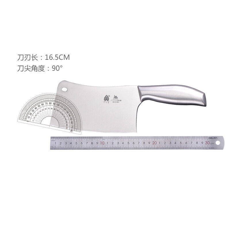 Cuchillo de corte de costillas, cuchillo de cocina, cuchillo de corte de huesos de carne, cuchillo de corte de cráneo de vaca, cuchillo de acero inoxidable, cuchillo de carnicero doméstico