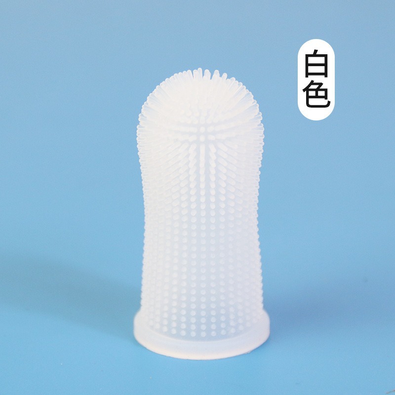 cepillo de dientes para mascotas para eliminar el mal aliento cepillo de dientes de silicona para gatos y perros cepillo de dientes de dedo para cuidado de dientes para mascotas cepillo de dientes desechable
