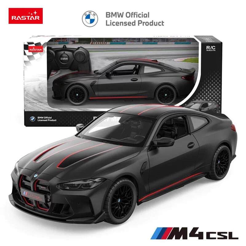 Rastar Bmw M4 Csl Remote Control Car Drift Racing Car Boy Kidsren's Gift Toy Car 1:16