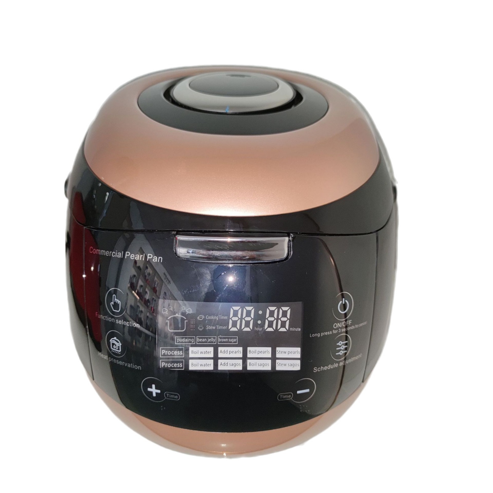 110V estándar americano Oros perla automática olla hirviendo comercial leche tienda de té hornear Equipo conjunto completo de boba máquina 5l