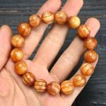 血龙木手串男士全透光东北沉香松明子琥珀木文玩佛珠女饰品批发价