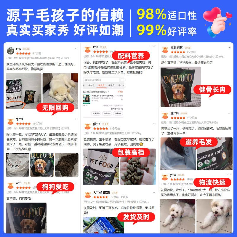 ドッグフード、パピーフード、成犬用フード、特別フード、定価生肉ドッグフード、小型犬小屋、20kg 大袋卸売メーカー|undefined