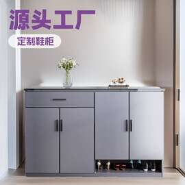 鞋柜家用新款门口轻奢入户鞋柜客厅高档带柜门带抽屉鞋柜轻奢高级