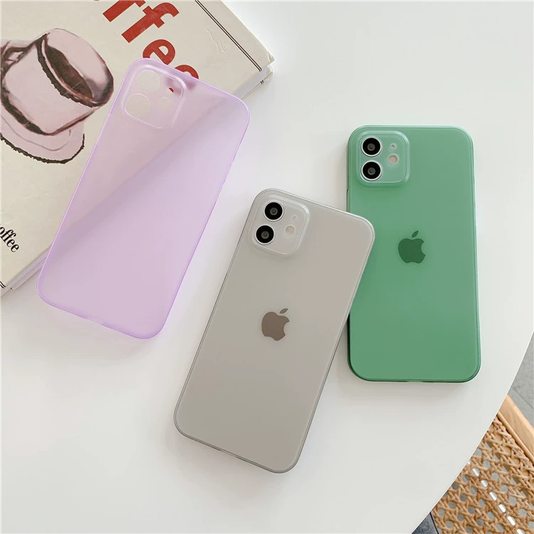 Чехол для телефона совместимый с Apple, матовый прозрачный, ультратонкий для iPhone 11, с защитой для камеры, защитный чехол для 11 Pro Max