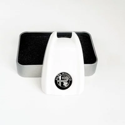 Modified Original Car Key Shell — Car logo - black-label-haoyue-white-back-cover