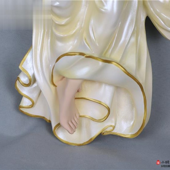 50cm Ángel Cuerpo de Agua Santa Colgante Mirando Estatuas de Estatuas de la Iglesia Decoración de la Estatuas de la Casa Salón