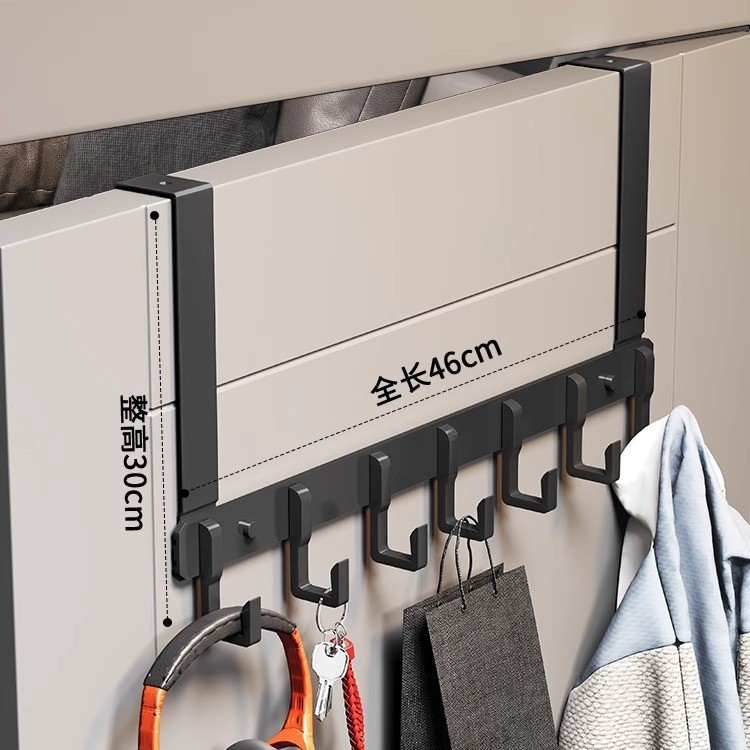 Gancho de puerta trasera tipo puerta trasera sin perforación percha de ropa percha de ropa percha de entrada percha de pared percha de ropa percha