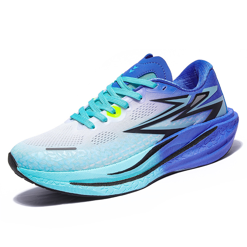 Feiran 4 Chaussures de sport légères et décontractées, style Popcorn + Plaque en carbone, absorption des chocs, pour la course à pied, hommes et femmes, étudiants_voghion.com