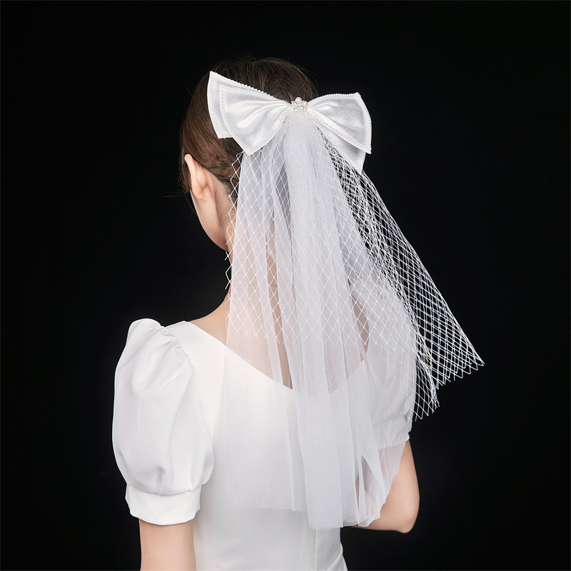 Korean hair accessory for bride