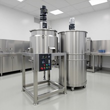 供应导热油电加热配料罐 不锈钢搅拌罐 液体果汁饮料调配机现货