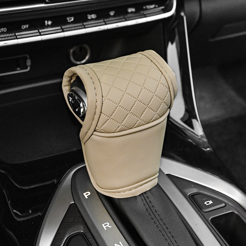 Cubierta del engranaje del coche cubierta de la palanca de cambios del coche cubierta del freno de mano engranaje manual engranaje automático vaina interior del coche universal