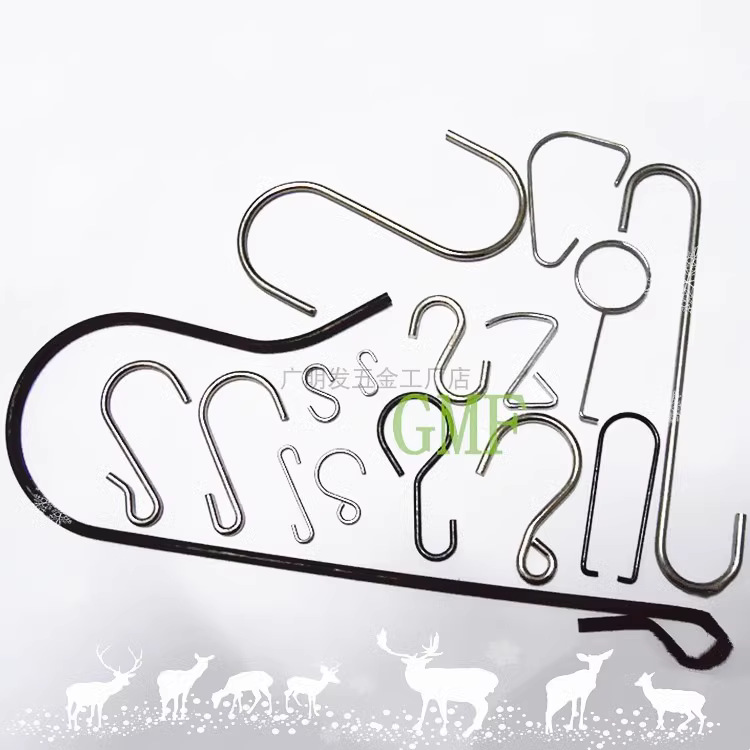供应S型铁钩.不锈钢钩.S钩子.C钩.异形挂钩现货